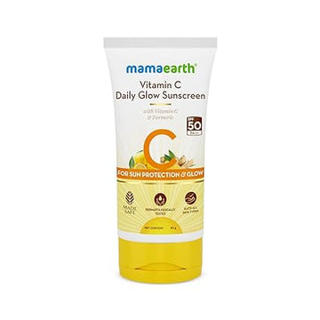 Mamaearth Daily Glow Sunscreen SPF 50 PA+++ 50 gm