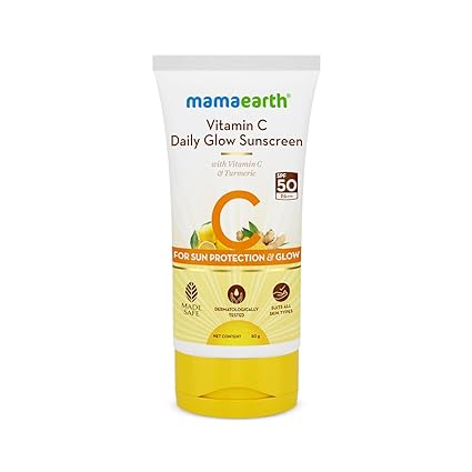 Mamaearth Daily Glow Sunscreen SPF 50 PA+++ 50 gm