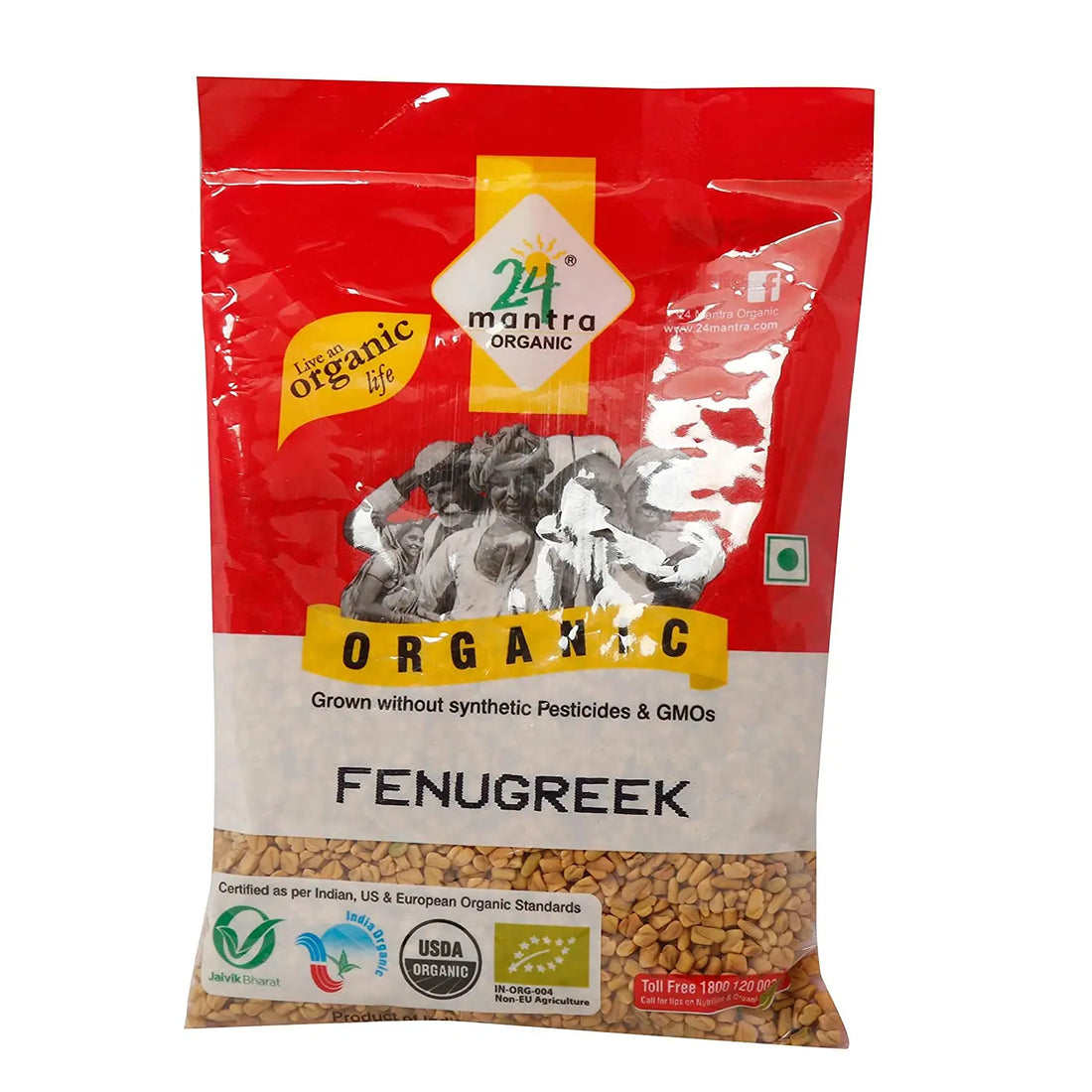 24 Organic Mantra Fenugreek Seed 24 Mantra