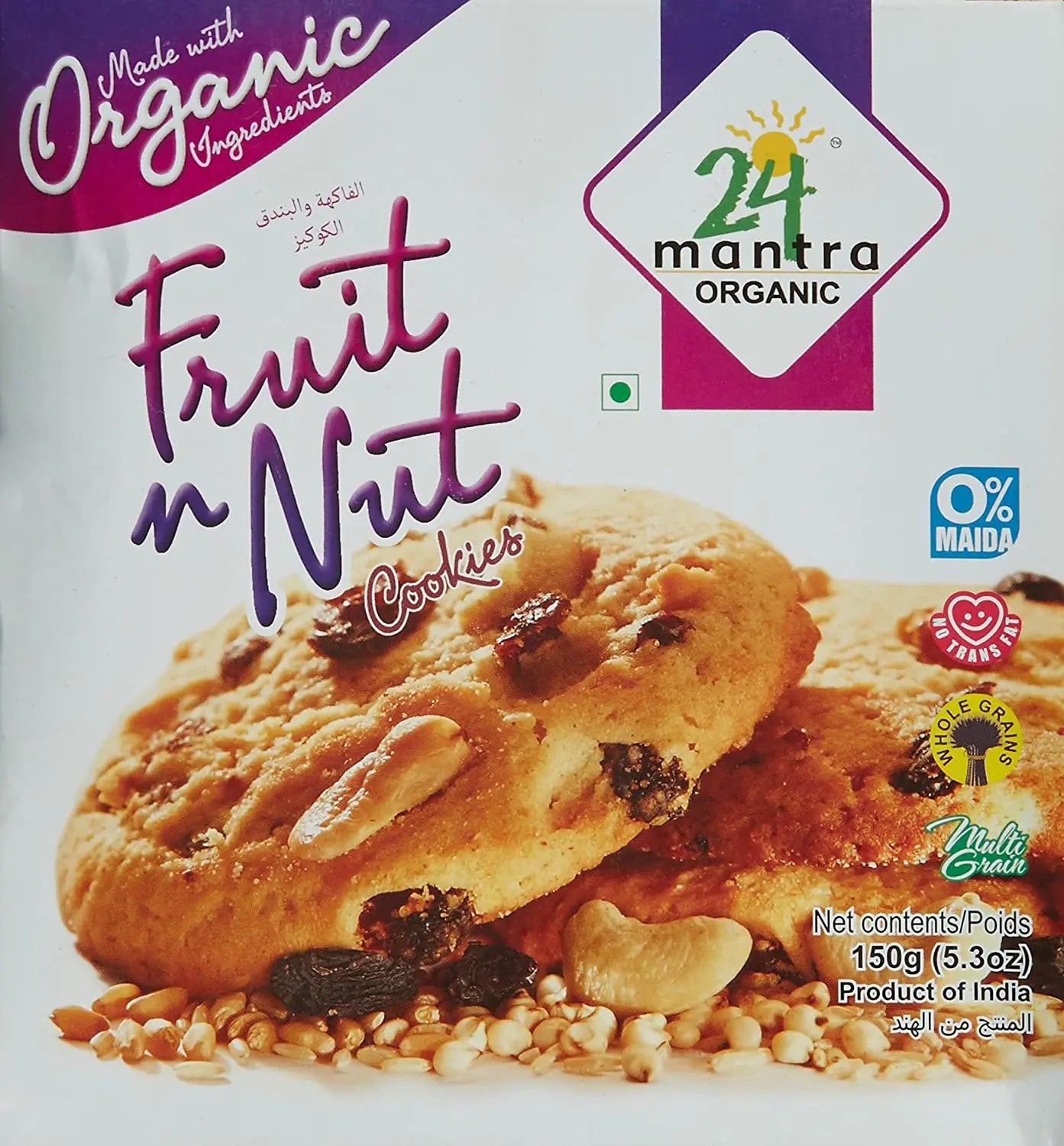 24 Organic Mantra Fruit N Nut 24 Mantra