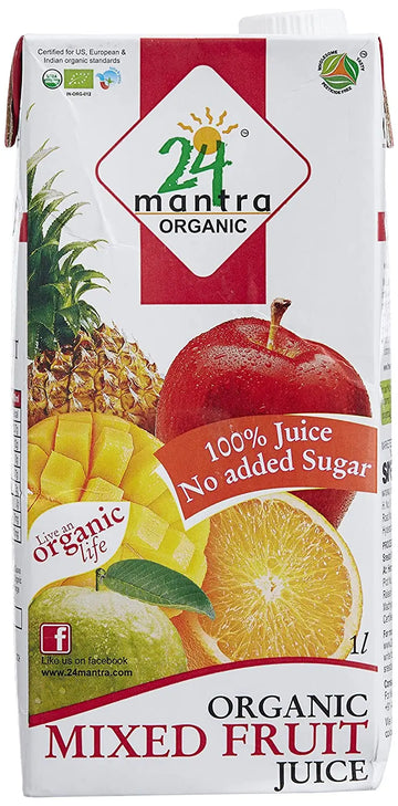 24 Organic Mantra Mixed Fruit Juice 24 Mantra