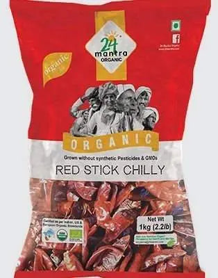 24 Organic Mantra Red Stick Chilly 24 Mantra