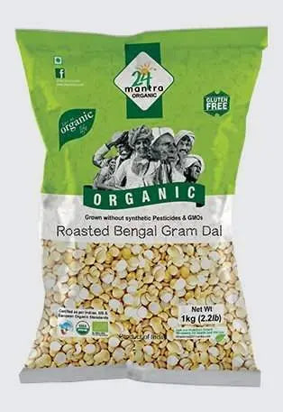 24 Organic Mantra Roasted Bengalgram Dal 24 Mantra