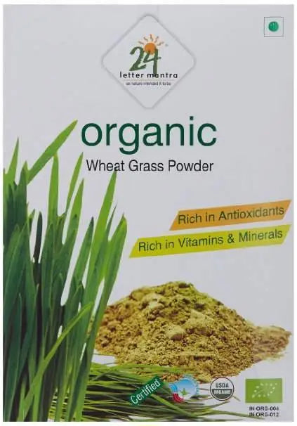 24 Organic Mantra Wheat Grass Powder 24 Mantra