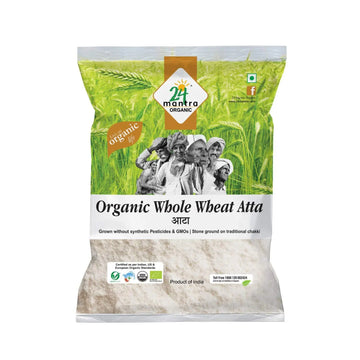 24 Organic Mantra Wholewheat Atta Premium 24 Mantra