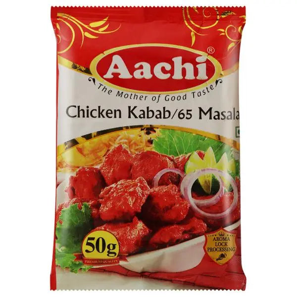Aachi Chicken 65 / Chicken Kebab Masala 50gm Aachi