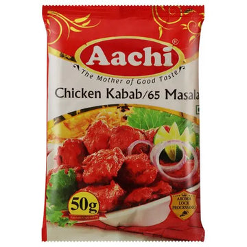 Aachi Chicken 65 / Chicken Kebab Masala 50gm Aachi