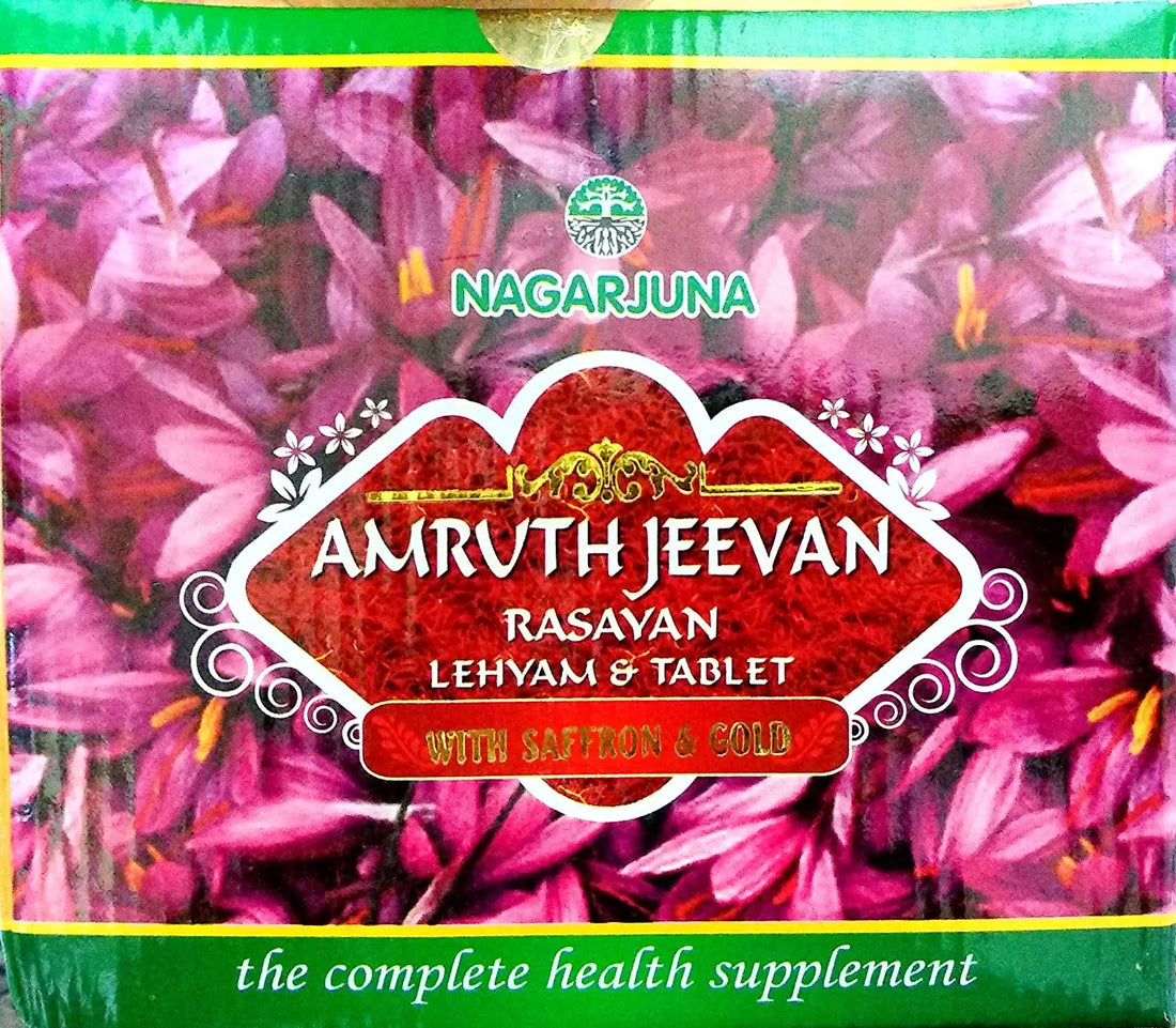 Amruth Jeevan Rasayan 900g & 90Tablets Nagarjuna