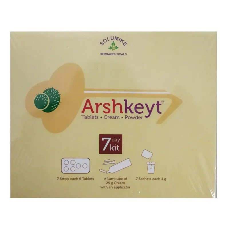 Arshkeyt Kit - Tablets. Cream, Powder Solumiks