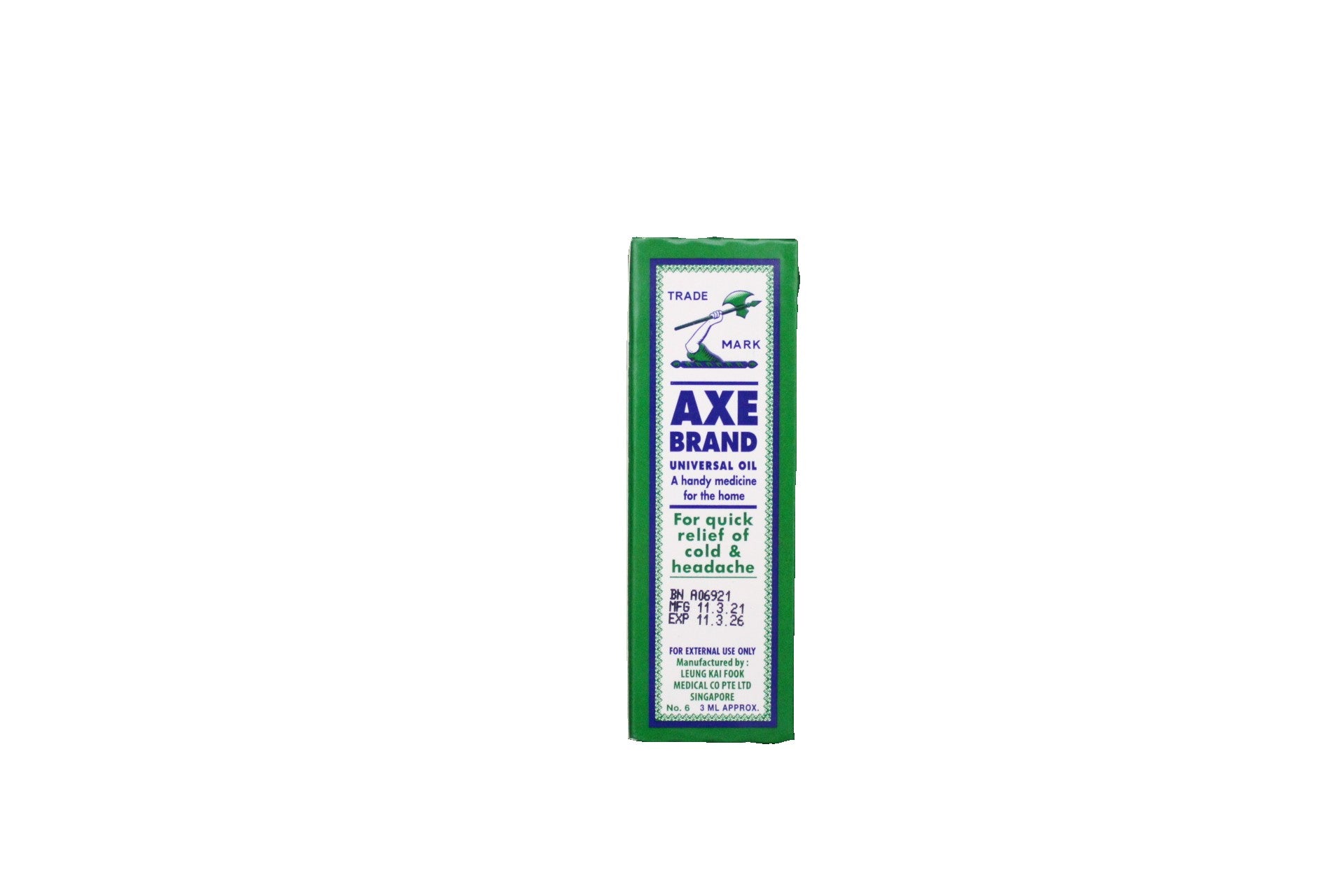 Axe brand oil 3ml Axe