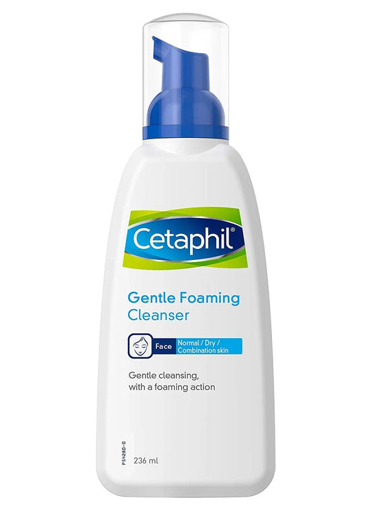 Cetaphil Gentle Foaming Cleanser 236 ml - Facewash For Normal & Dry Skin