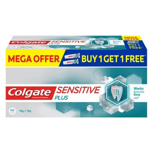 Colgate Sensitive Plus Toothpaste Mega Offer Pack 70gm + 70gm free Colgate