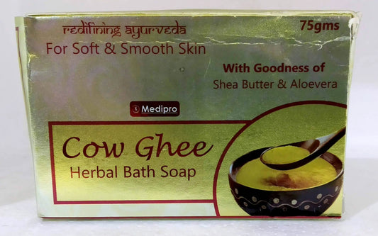 Cow Ghee Herbal Bath Soap 75g Medipro
