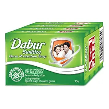 Dabur Sanitize soap 75gm - Pack of 4 Dabur