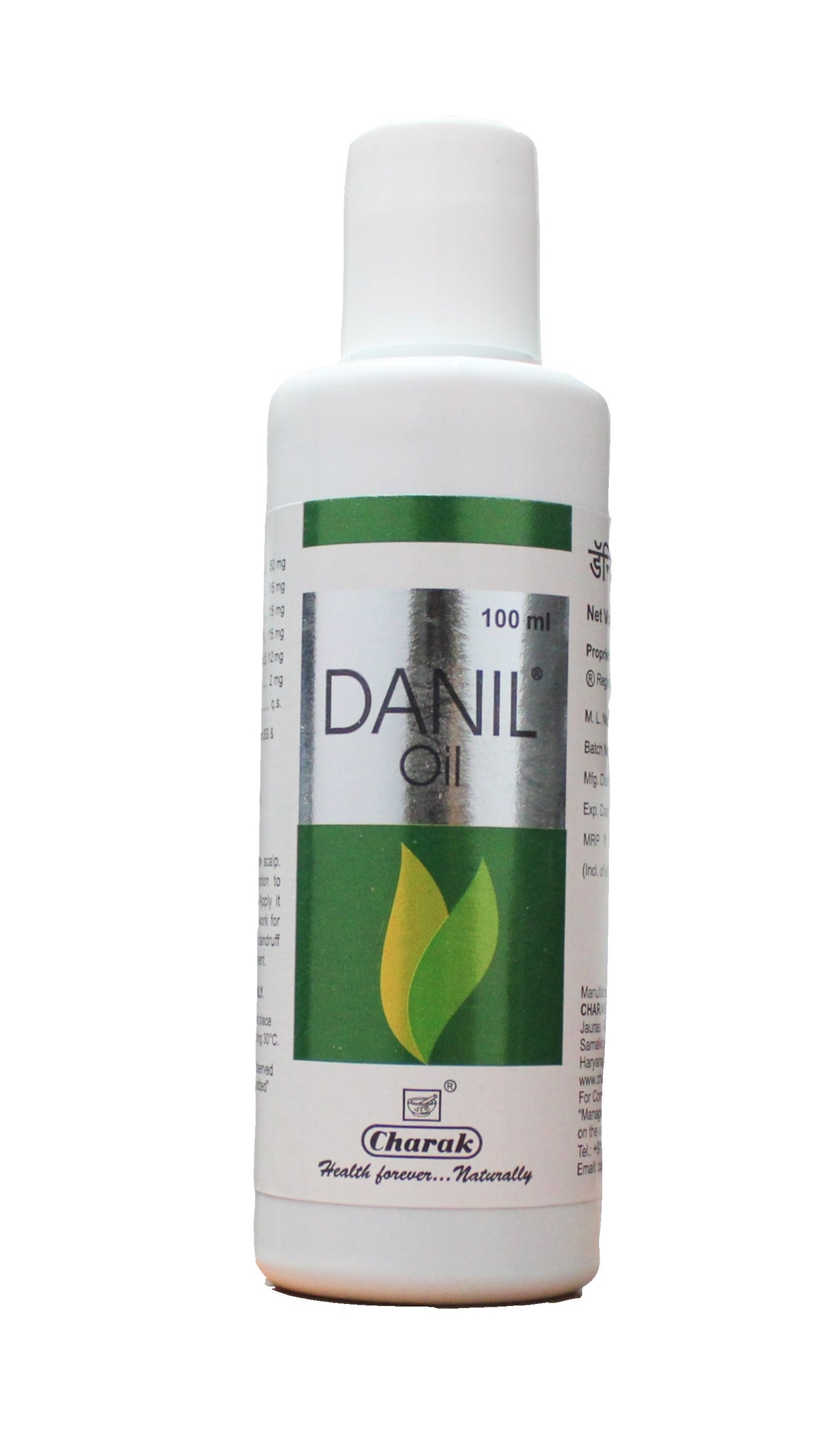 Danil anti dandrull hair oil 100ml Charak