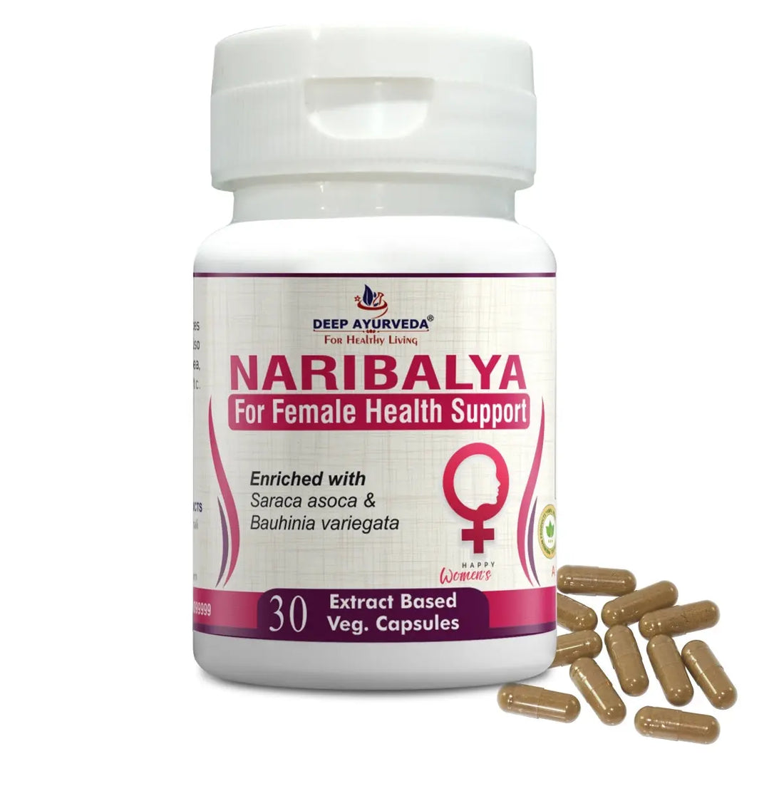 Deep Ayurveda Naribalya Capsules - 30 Capsules Deep Ayurveda