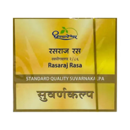 Dhootapapeshwar Rasaraj Rasa Standard Quality Suvarnakalpa Tablets Dhootapapeshwar