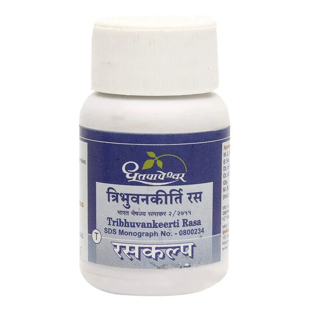 Dhootapapeshwar Tribhuvankeerti Rasa Tablets Dhootapapeshwar