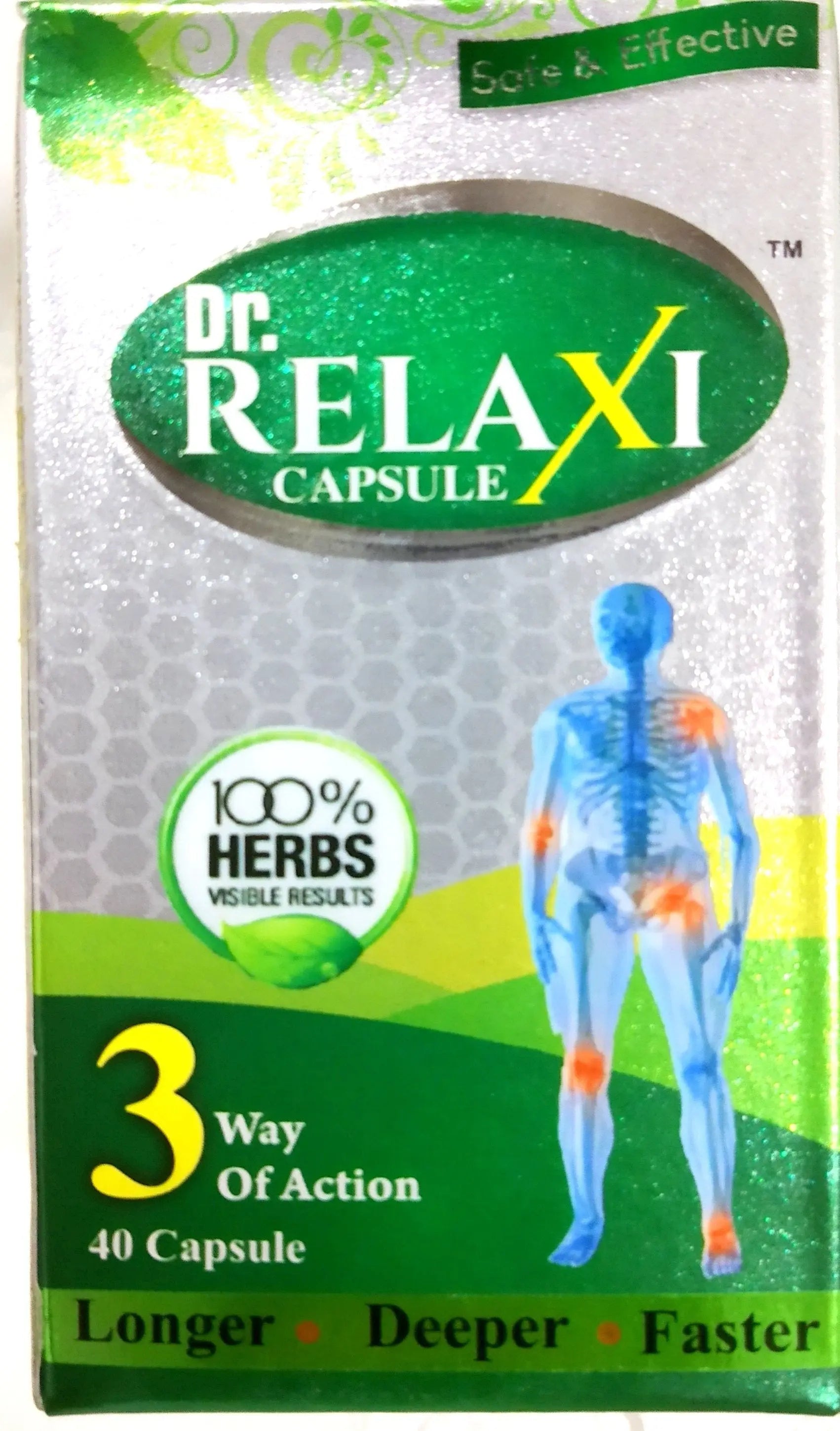 Buy Dr.Relaxi 40 Capsules Online - Texinkart