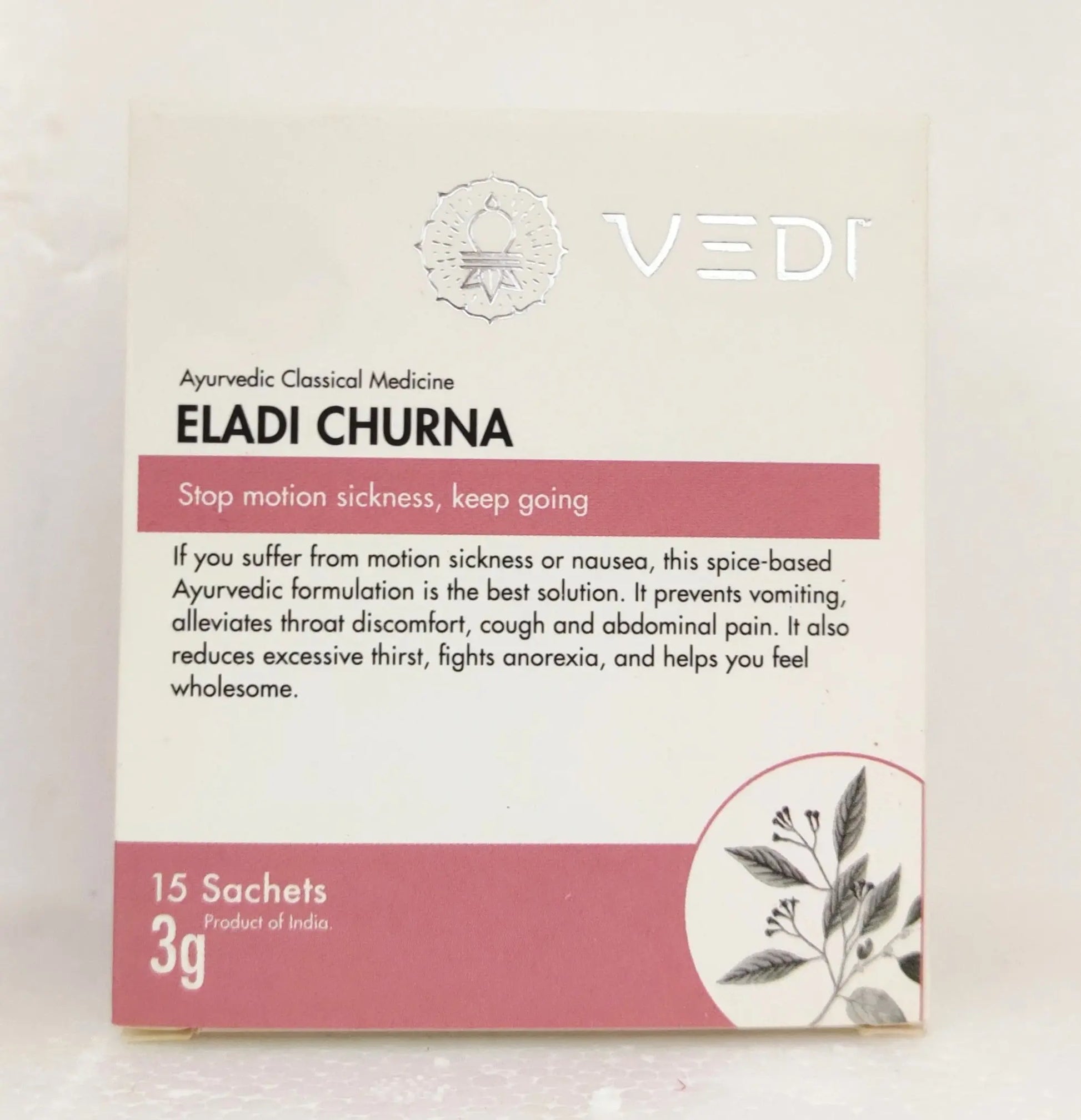 Eladi churna 3gm - 15Sachets Vedi Herbals