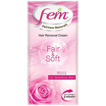 Fem Hair Removal Cream Rose, For Sensitive Skin - 25gm Dabur