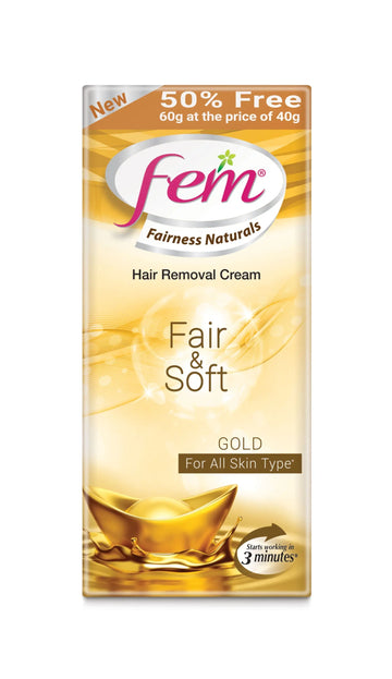 Fem hair removal cream Gold - 40gm Dabur
