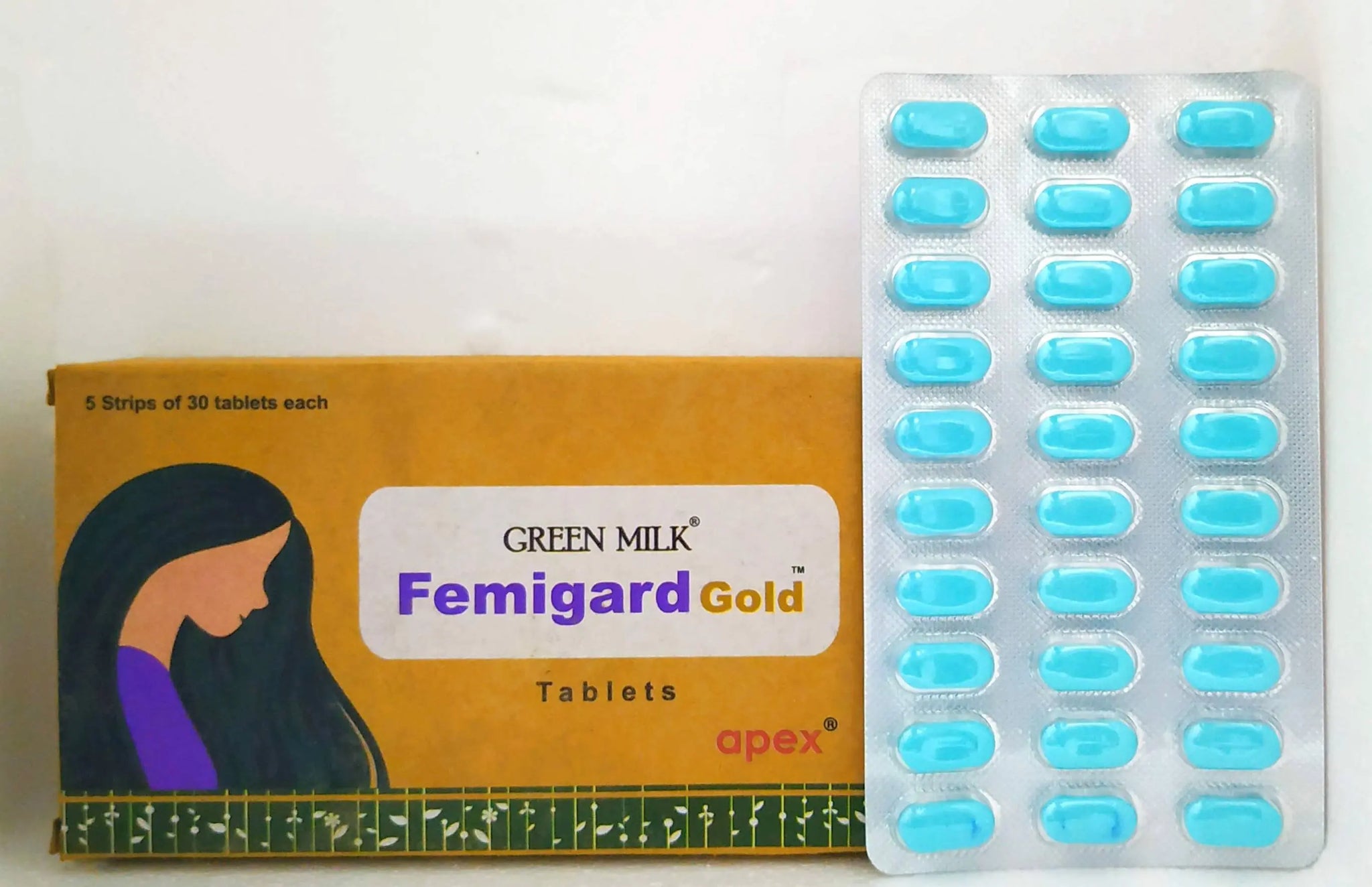 Femigard Gold Tablets - 30Tablets Apex Ayurveda