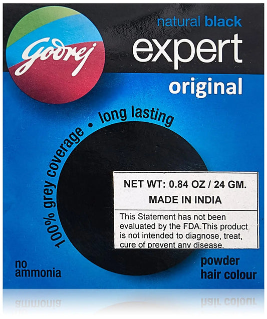 Godrej Expert Original Powder Hair Colour - Natural Black