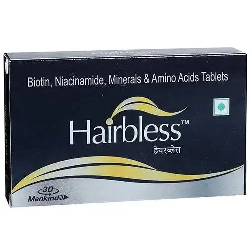 Hairbless Tablets - 10Tablets Mankind