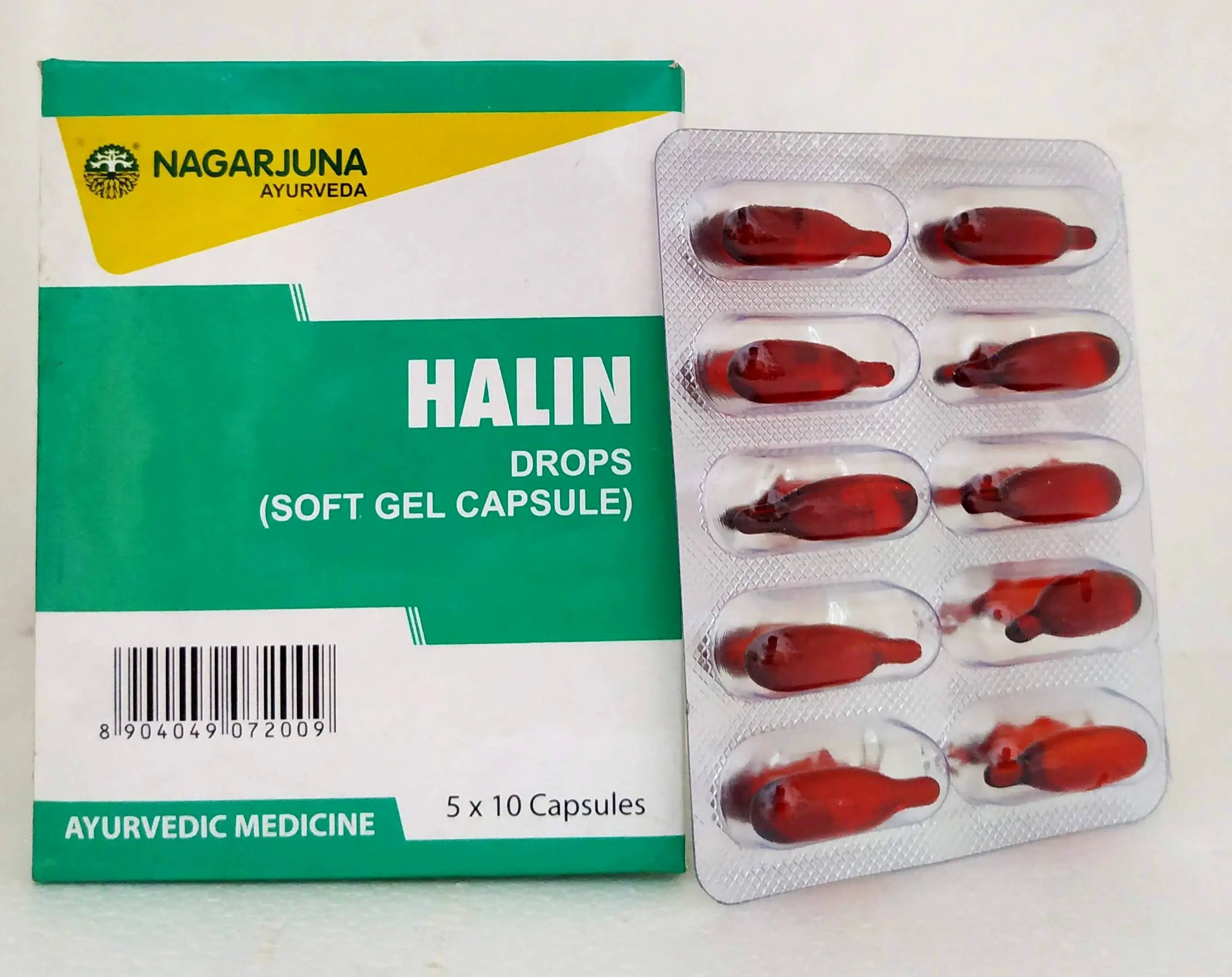 Halin Capsules - 10Capsules Nagarjuna