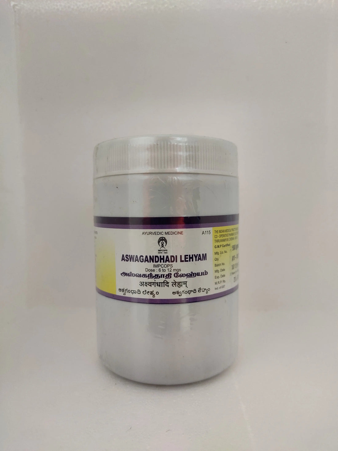 Impcops Aswagandha Lehyam 500gm Impcops