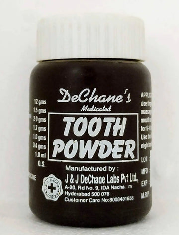 JJ Dechane Medicated Toothpowder 50gm JJ Dechane