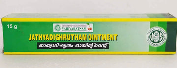 Jathyadi Ghrutham Ointment 15gm Vaidyaratnam