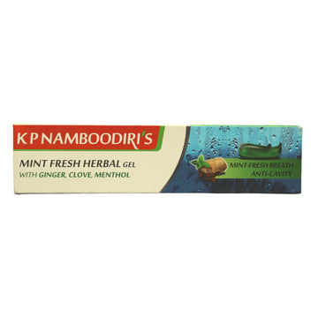KP Namboodiri's Mint Fresh Herbal Gel Toothpaste 150gm KP Namboodiri