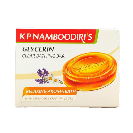 KPN Glycerin Clear Bathing Bar 75gm - With Lavendar and Chamomile Oils