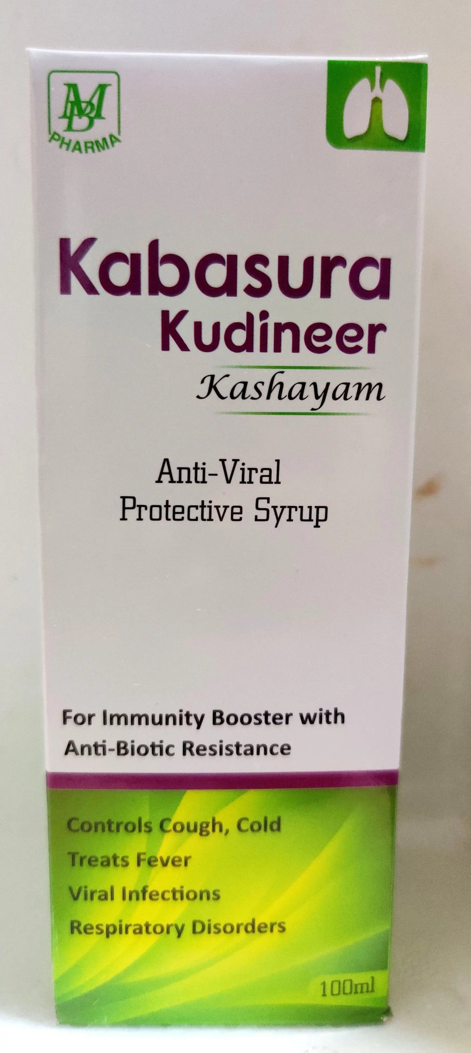 Kabasura Kudineer Kashayam 100ml MB Pharma