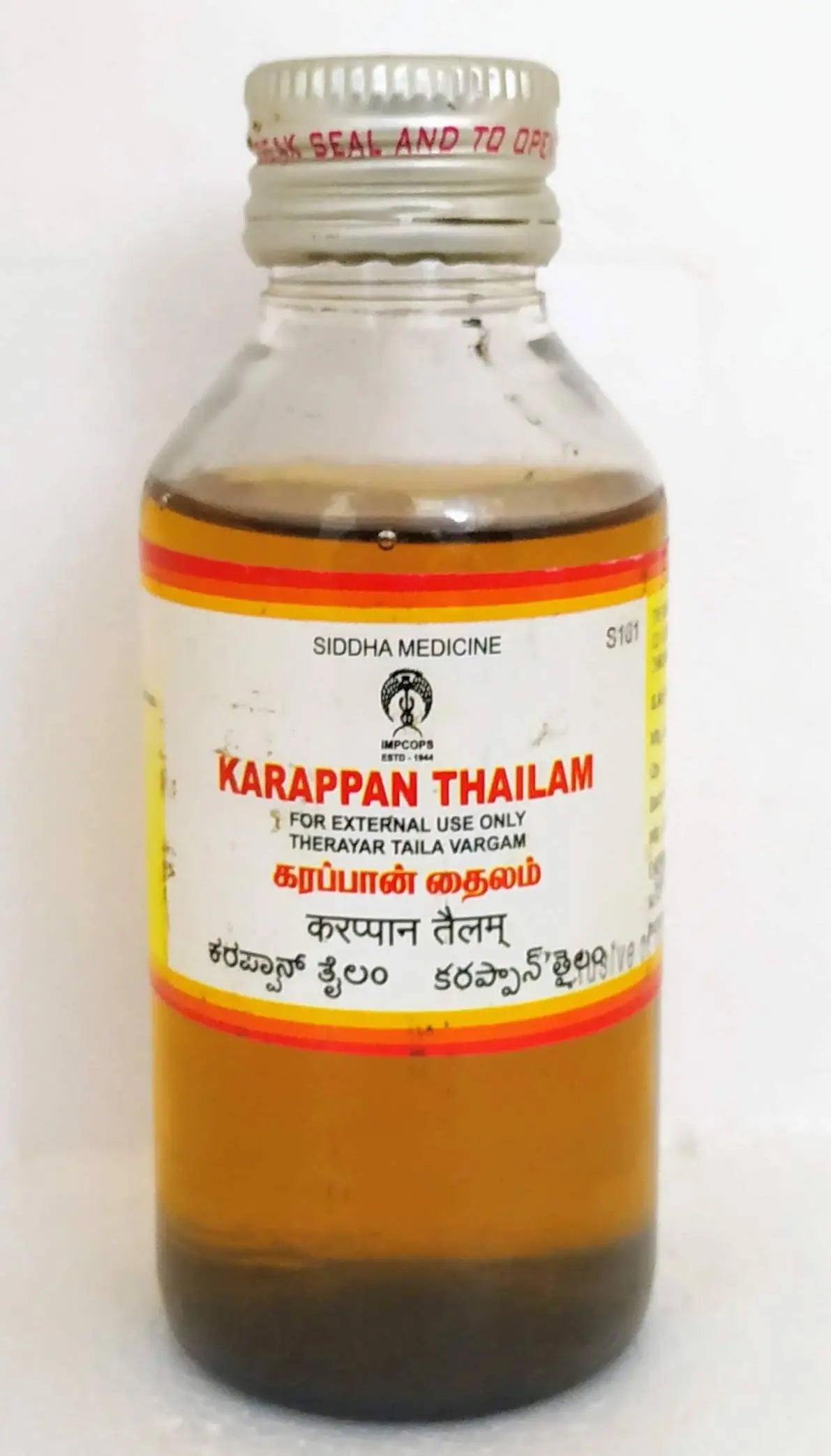 Karappan Thailam 100ml Impcops