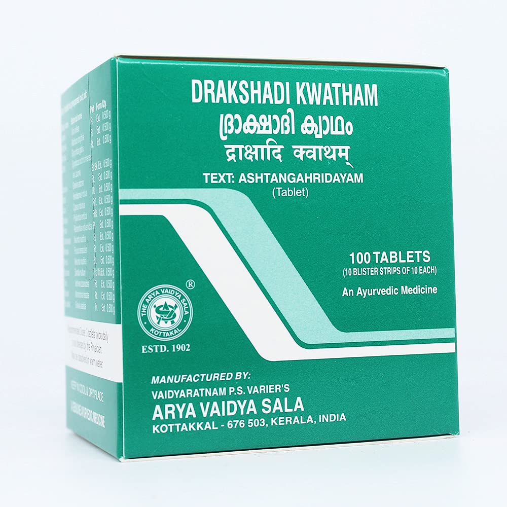 Kottakkal Drakshadi Kwatham Tablets - 100Tablets
