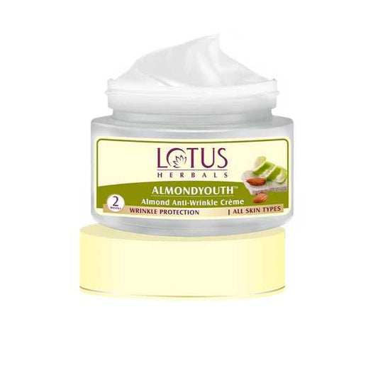 Lotus Herbals  Almondyouth Almond Anti-Wrinkle Cream - 50 GM Lotus