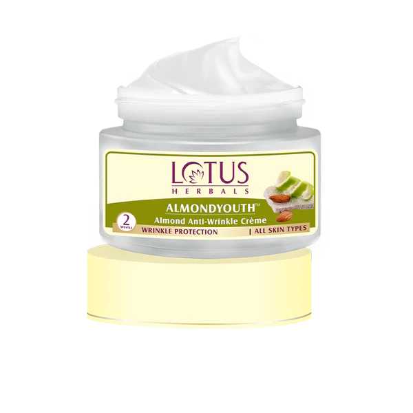 Lotus Herbals  Almondyouth Almond Anti-Wrinkle Cream - 50 GM Lotus