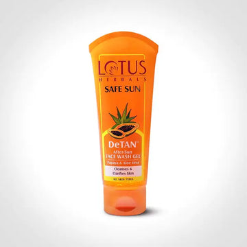 Lotus Herbals  Safe Sun DeTAN Face Wash Gel 100g Lotus