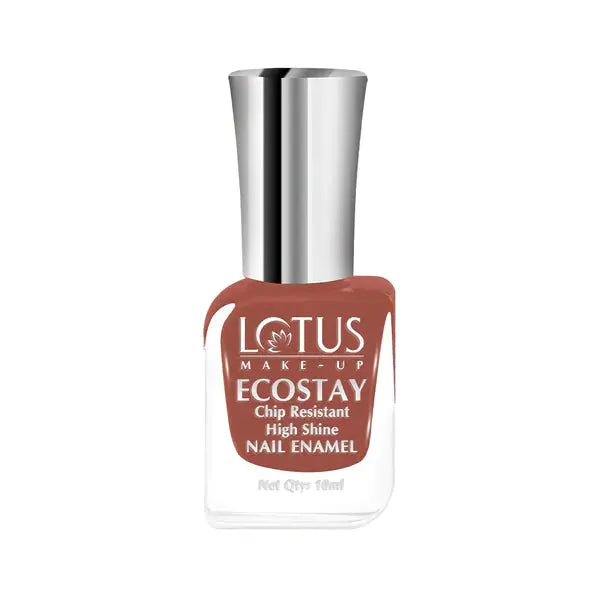 Lotus Herbals ECOSTAY Nail Enamel Magical Brown E55 10ml Lotus