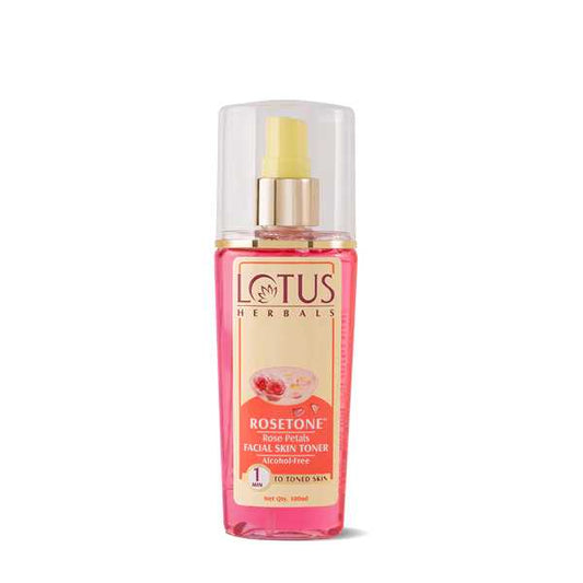 Lotus Herbals Rosetone Rose Petals Facial Skin Toner - 100 ml