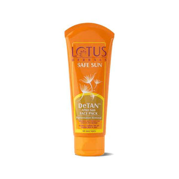 Lotus Herbals Safe Sun DeTan After-Sun Face Pack - 100 gm Lotus