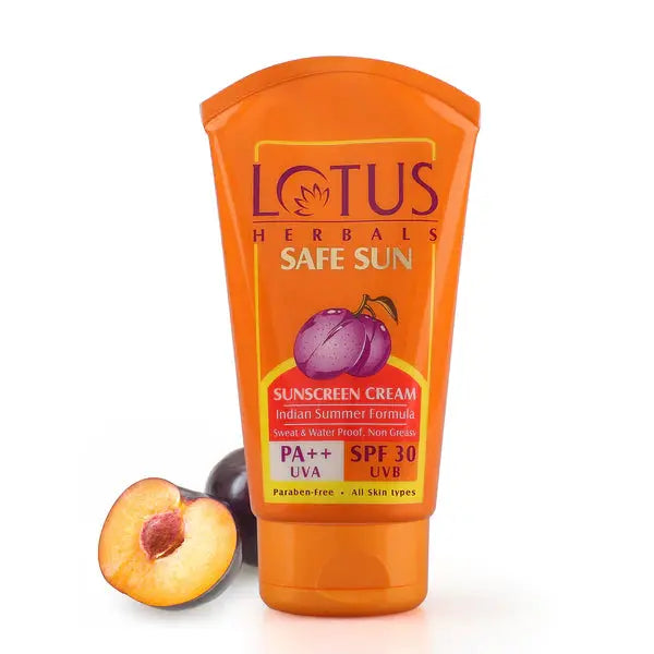 Lotus Herbals Safe Sun Sunscreen Cream SPF 30 PA++ - 50 gm Lotus