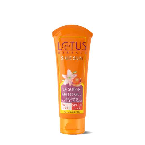 Lotus Herbals Safe Sun UV Screen MatteGEL Sunscreen SPF 50 PA+++ 30g Lotus