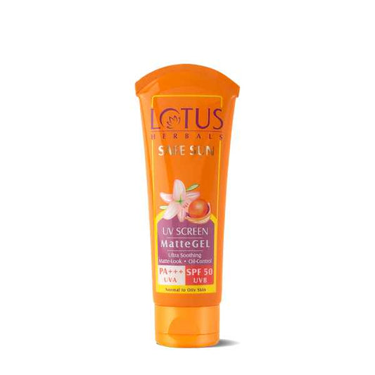 Lotus Herbals Safe Sun UV Screen MatteGEL Sunscreen SPF 50 PA+++ 30g