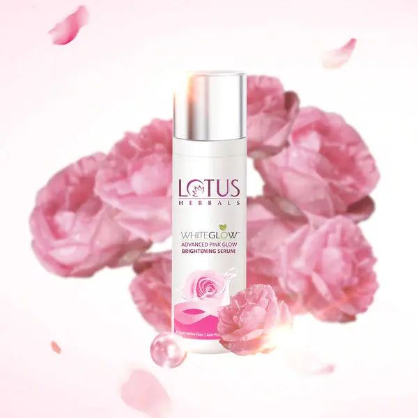 Lotus Herbals WhiteGlow Advanced Pink Glow Brightening Serum - 30 ml Lotus