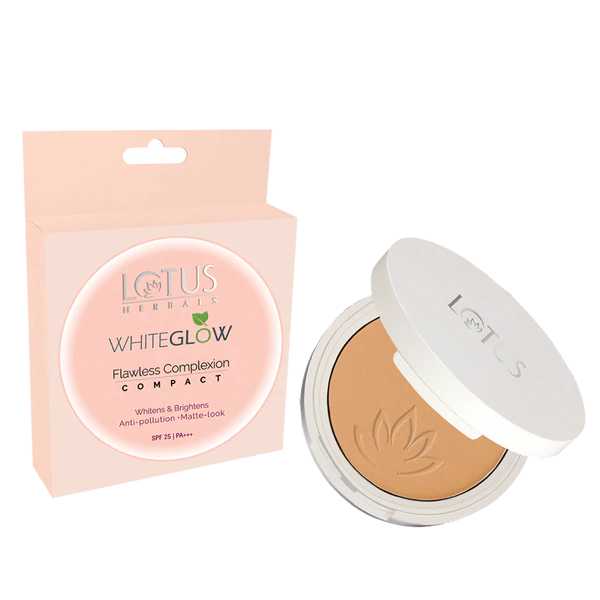Lotus Herbals Whiteglow Flawless Complexion Compact Rich Ivory - 10 gm Lotus