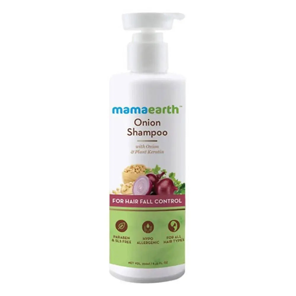 Mamaearth Onion Shampoo For Hair Fall Control Mama Earth